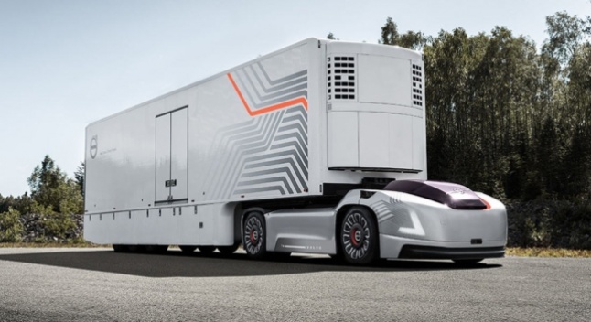 Volvo-მ წარმოადგინა ავტოპილოტი ელექტრო-სატვირთო კაბინის გარეშე