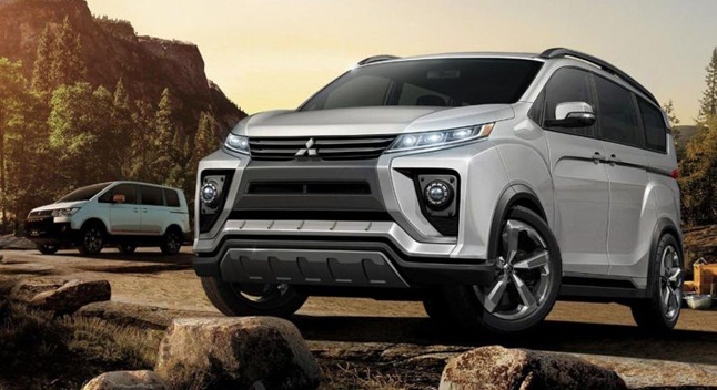2019 წლის Mitsubishi Delica მინივენი კროსოვერი იქნება Outlander-ის ბაზაზე