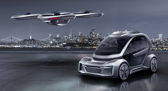 Audi მფრინავი მანქანების პროტოტიპებს ტესტავს