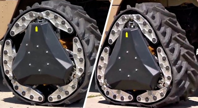 აშშ-ში შექმნეს საბურავი, რომელიც 2 წამში მუხლუხად გადაიქცევა